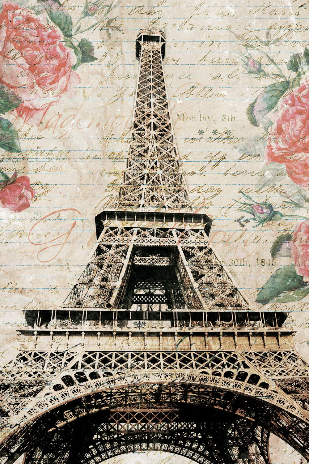 Chic Vintage Eiffel Tower