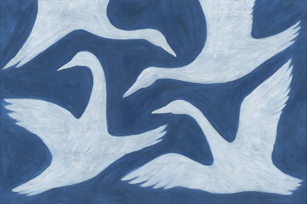 Simple White Birds