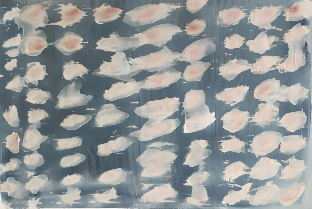 Soft Pink Clouds Abstract