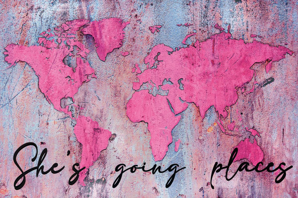 She's Going Place World Map