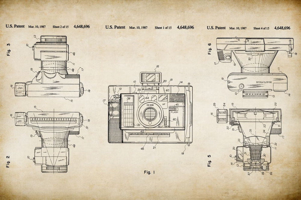 Automatic Focus Camera Patent