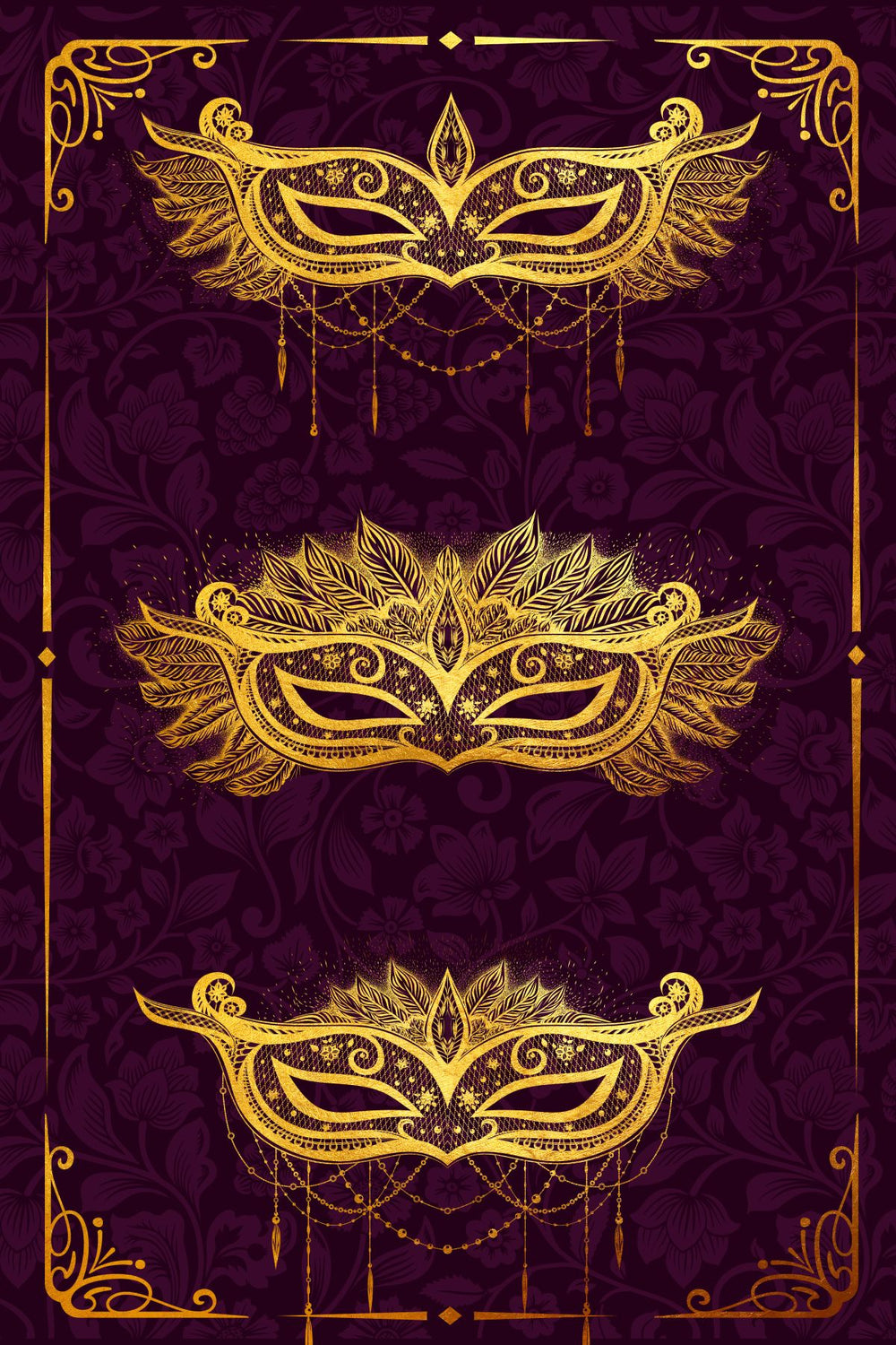 Golden Masks Fashion