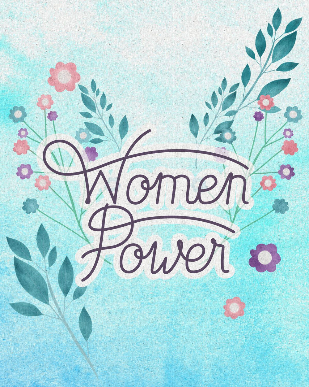 Women Power Typography