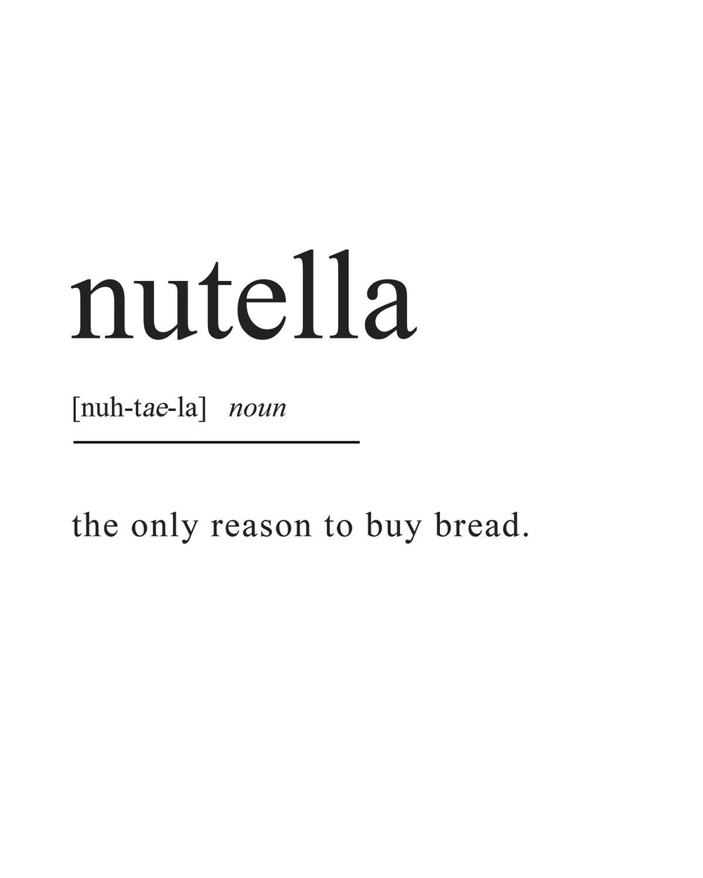 Nutella Definition