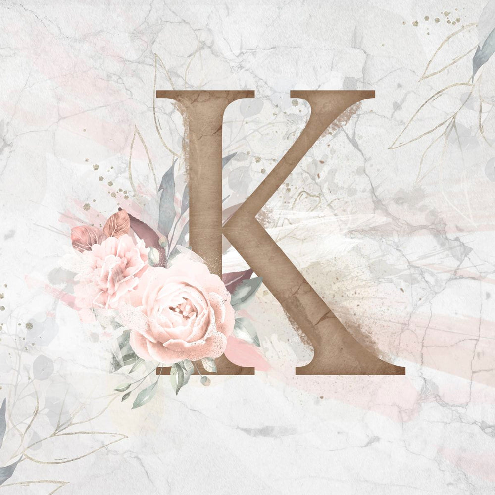 Floral Letter K