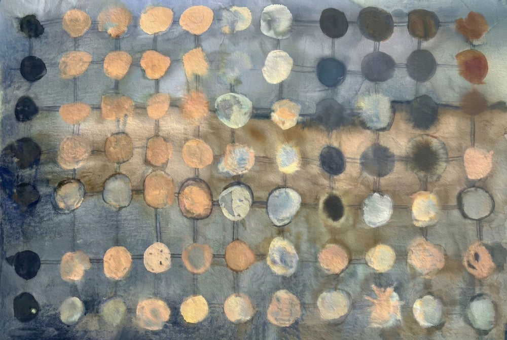Abstract Neutral Dot Grid
