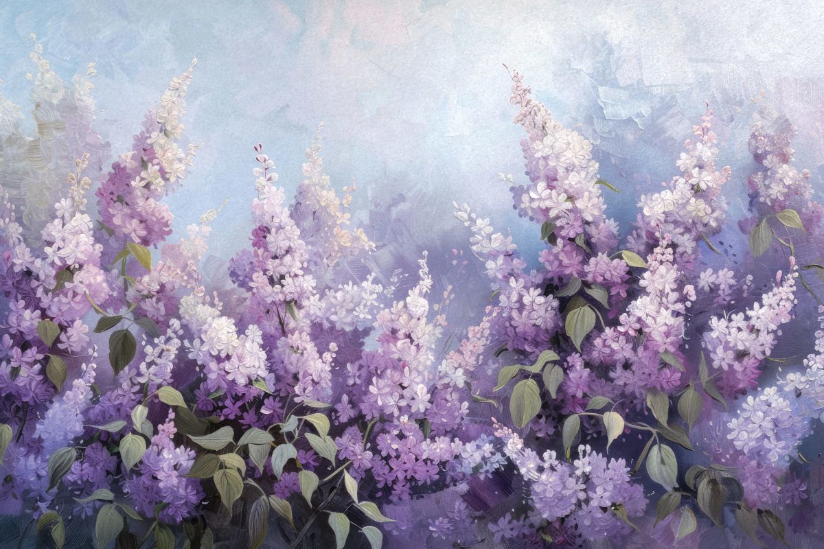 Lavender Flower Garden