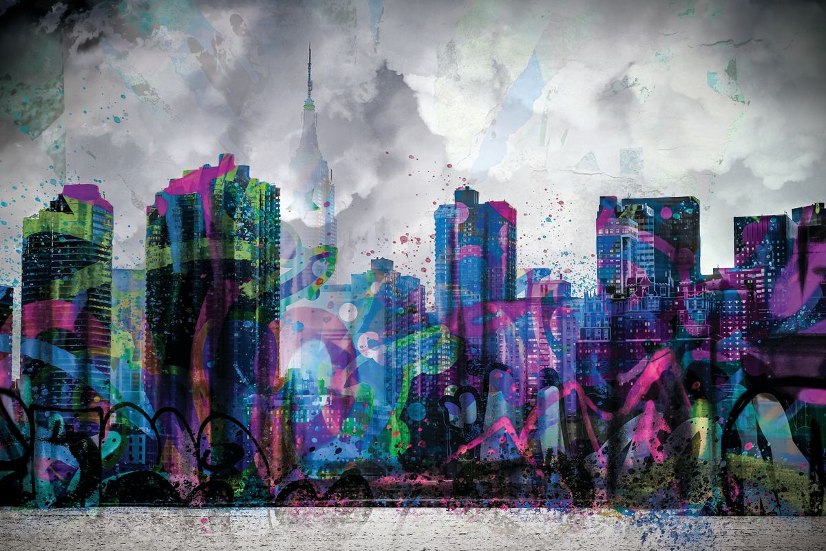 Graffiti Overcast New York