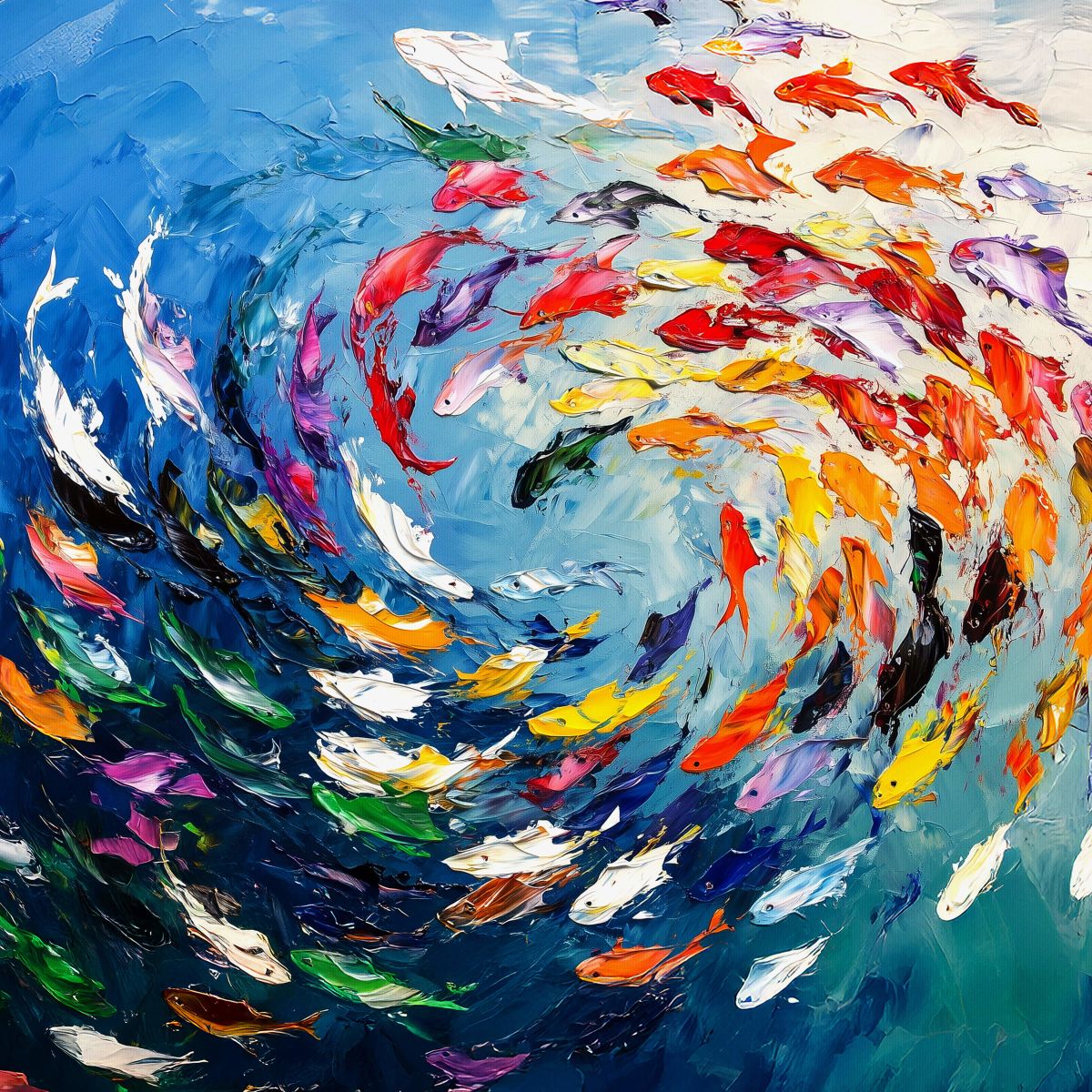 Colorful Fish Vortex III