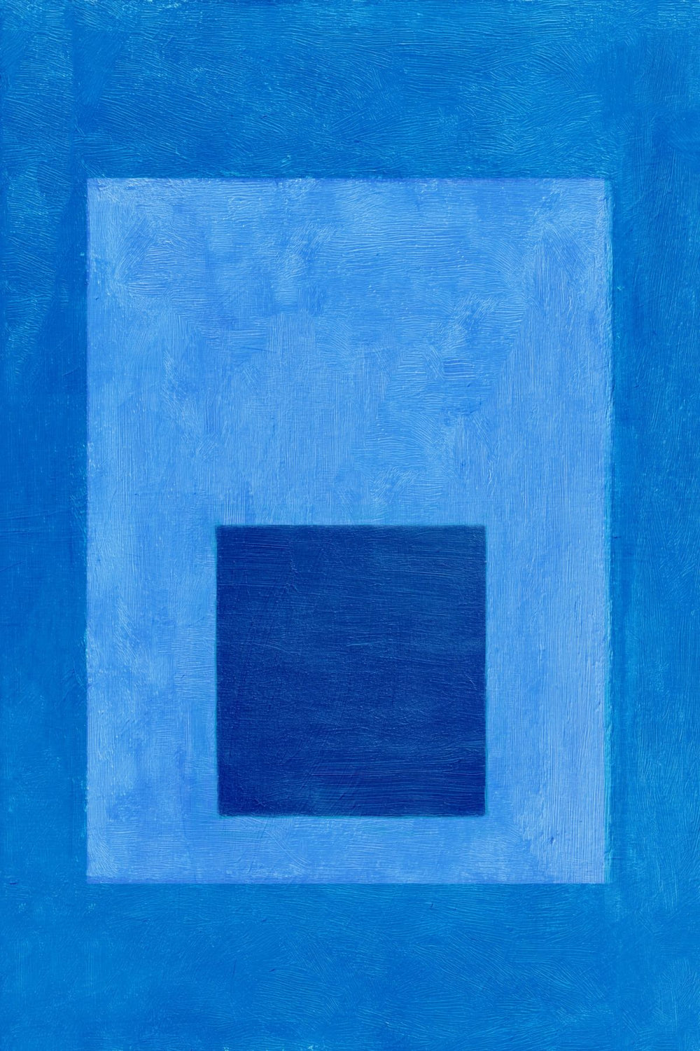 Concentric Squares in Shades of Blue