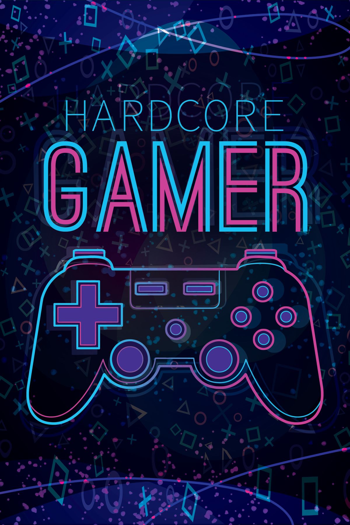 Hardcore Gamer Neon Sign