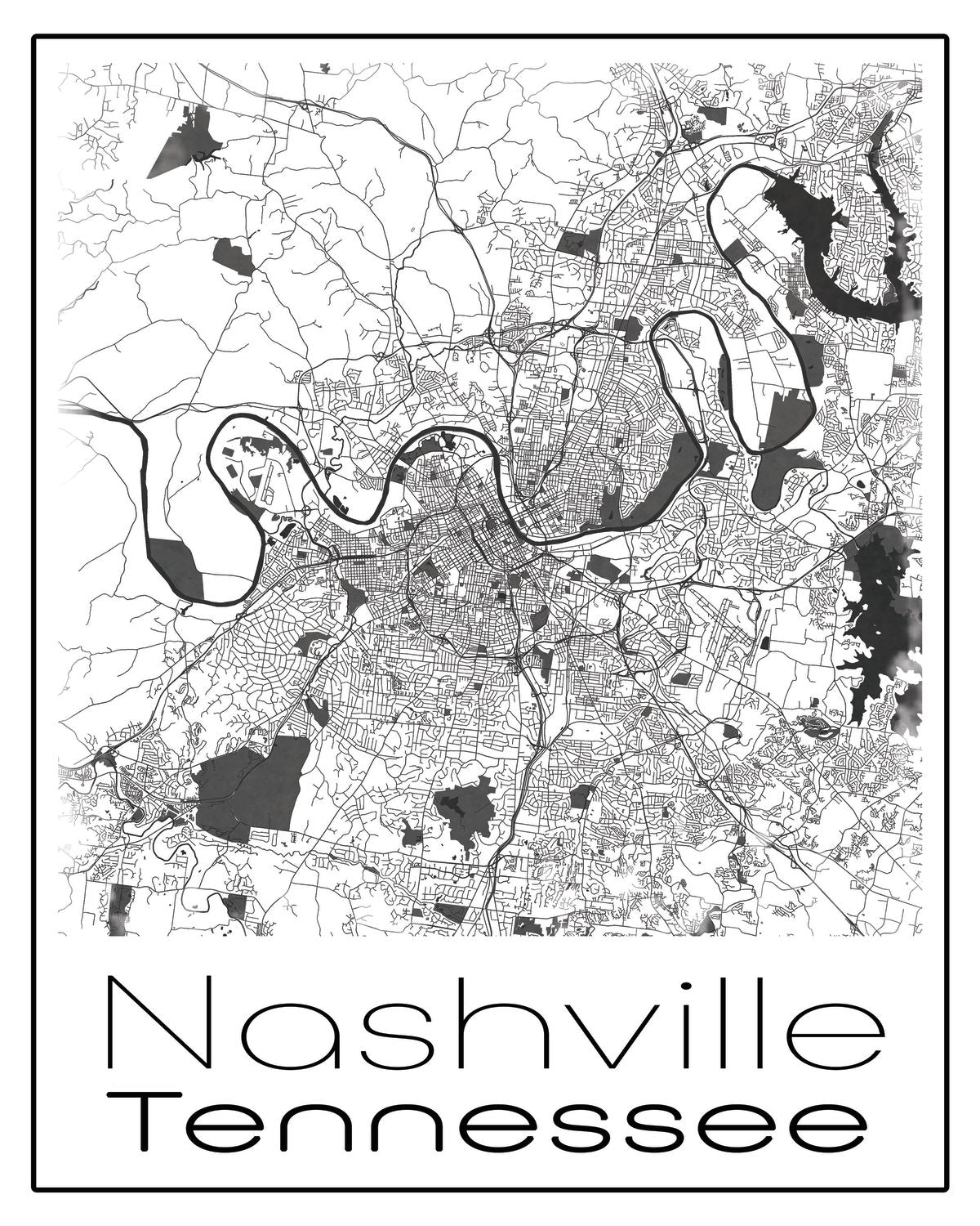 Nashville City Map