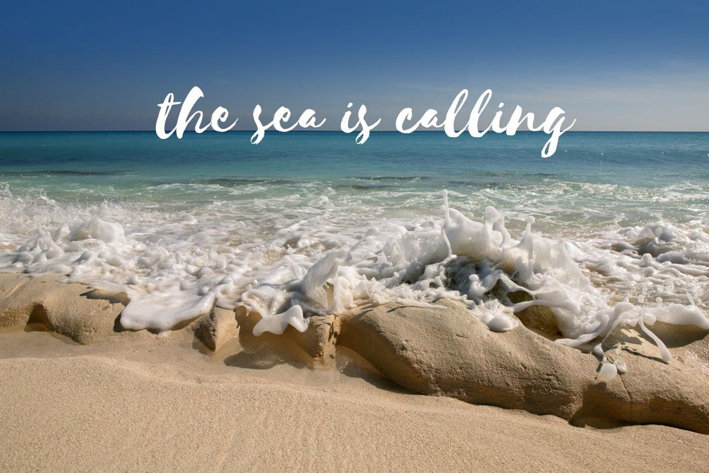 Sea Is Calling Typography