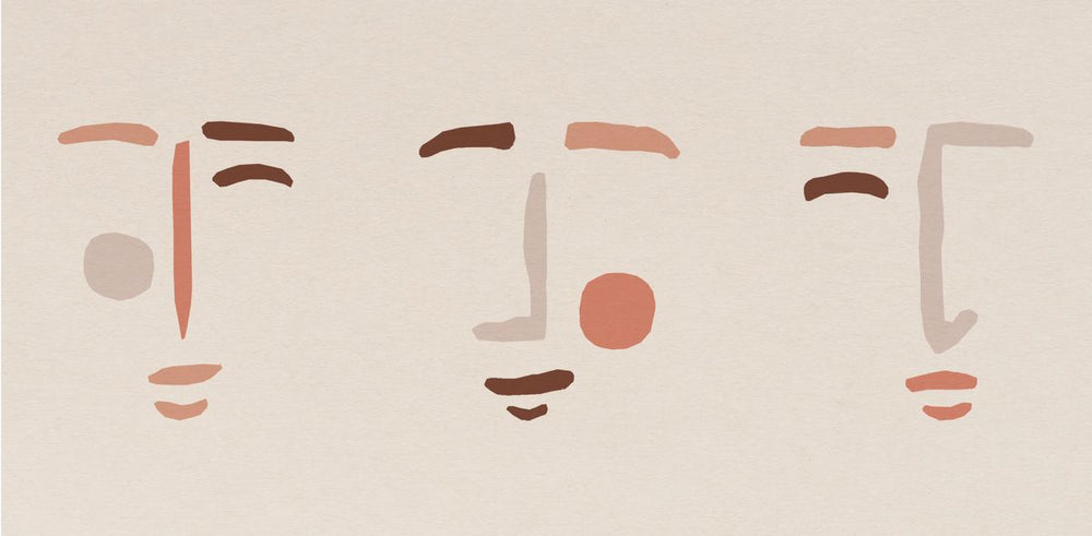 Smiling Abstract Faces