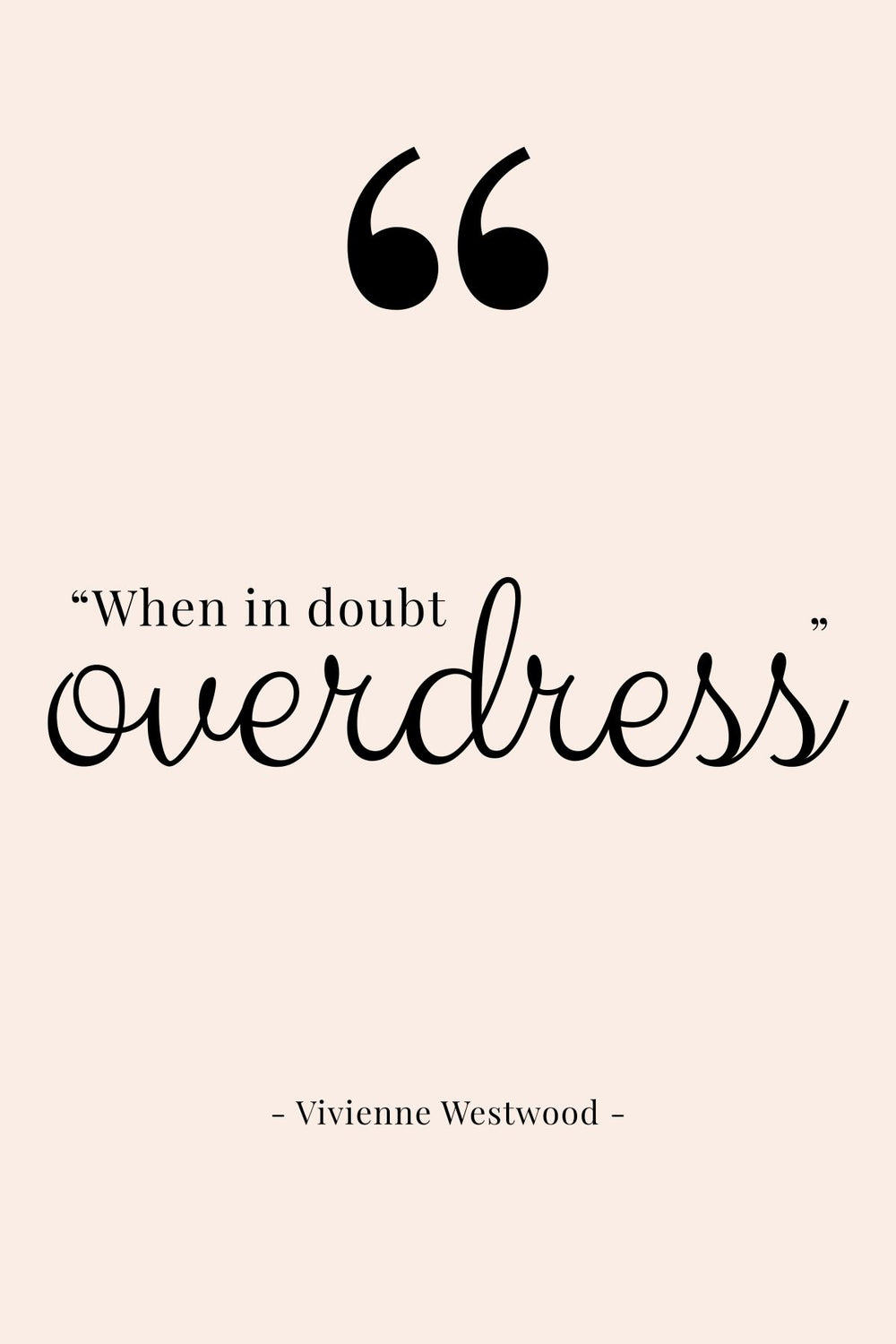 Westwood Overdress Poster