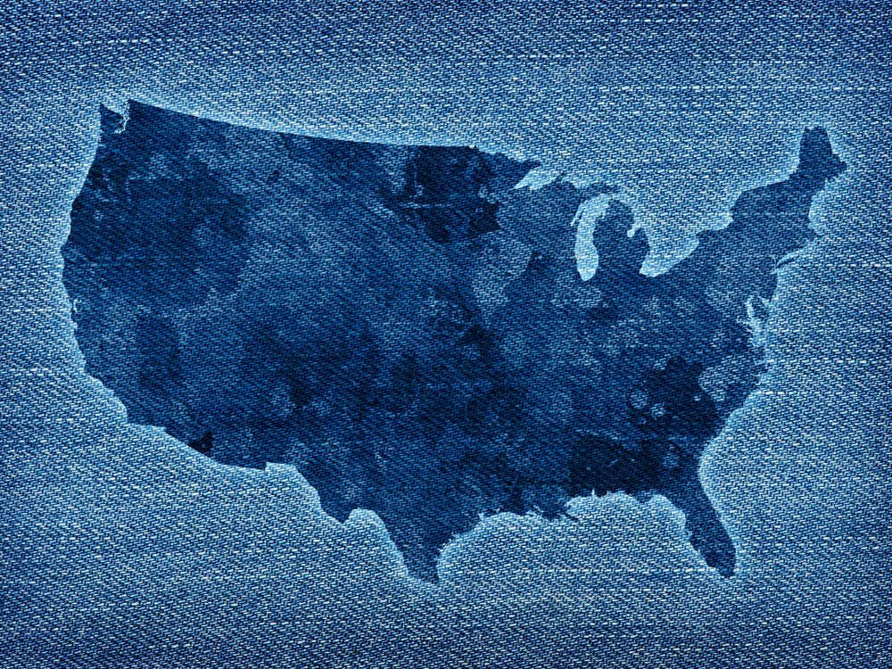 Denim USA Map