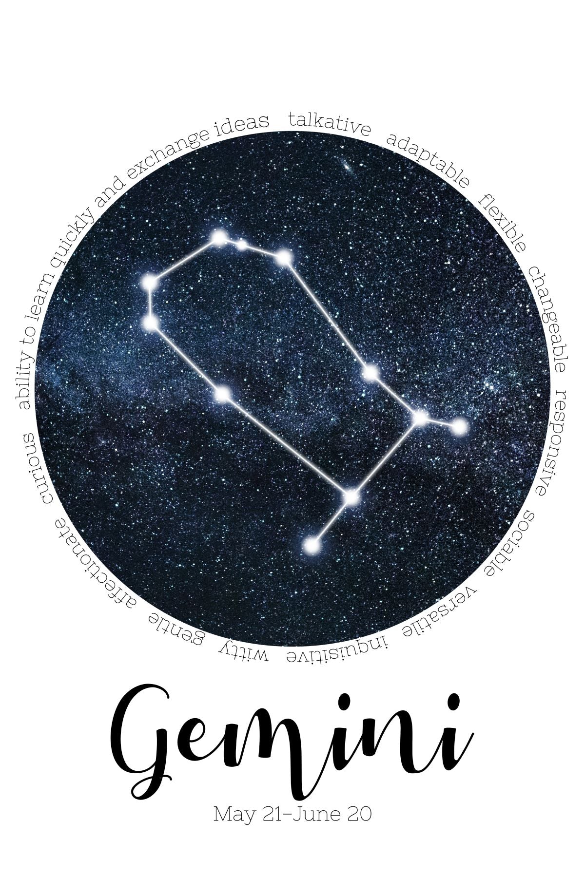 Gemini Star Constellation