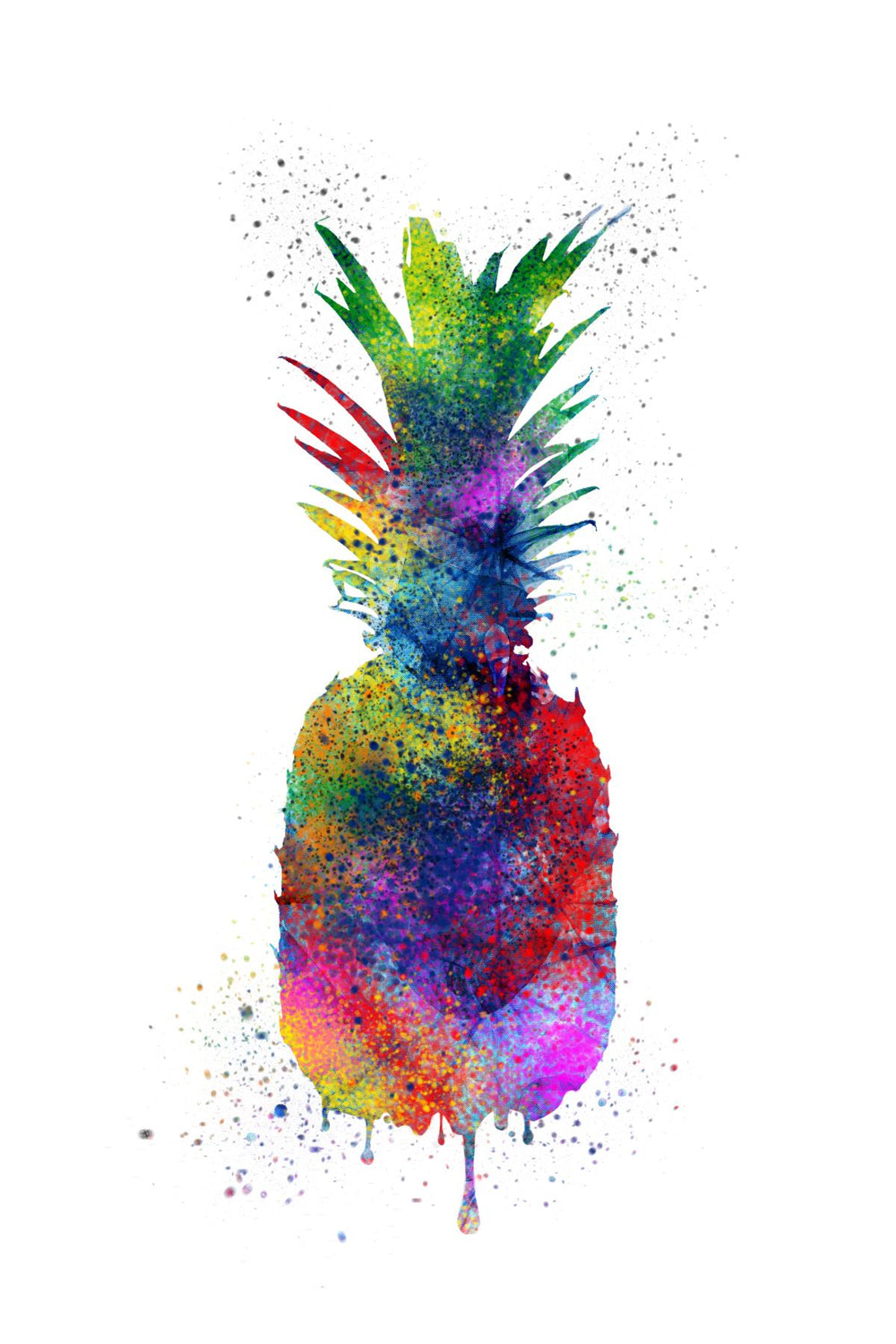 Color Splash Pineapple