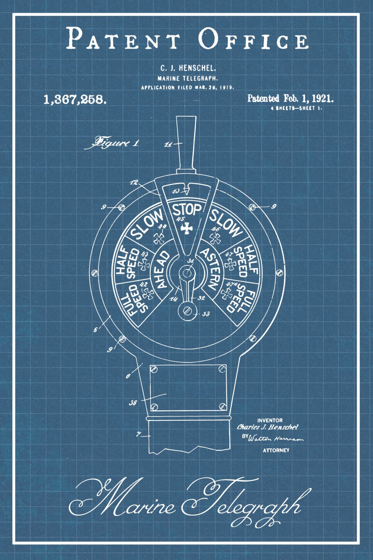 Marine Telegraph Wall Art