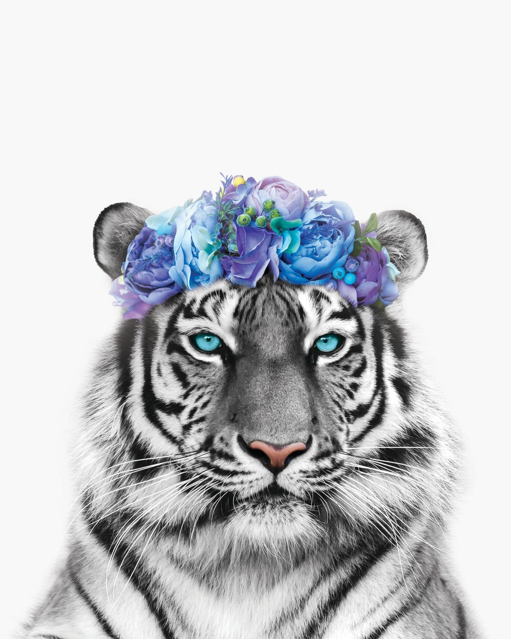 Flower Crown Tiger
