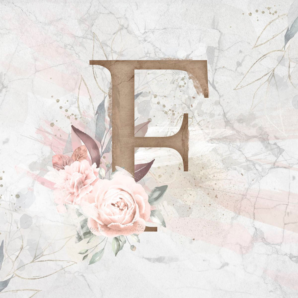 Floral Letter F