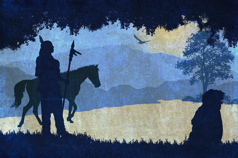 American Indian Silhouettes