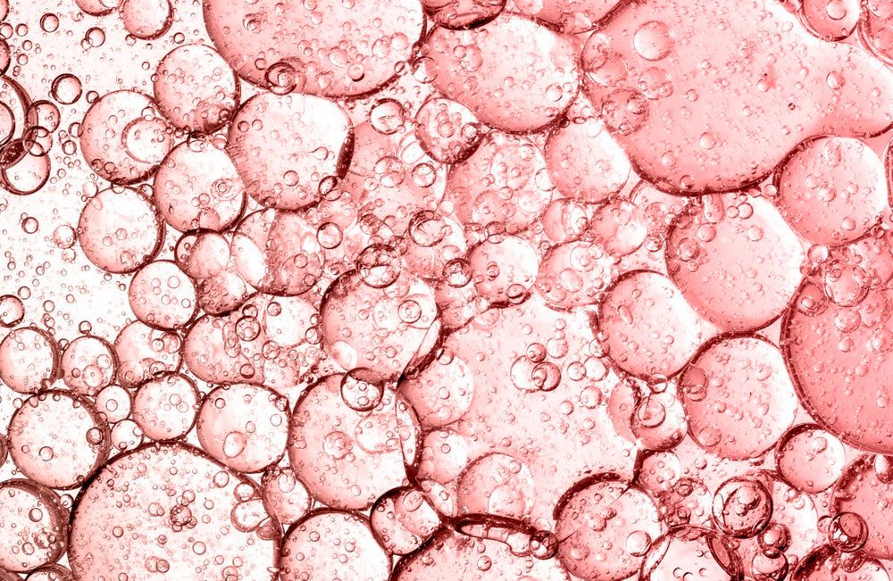 Pink Bubbles Abstract