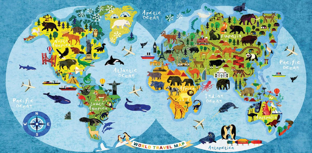 Animal World Travel Map