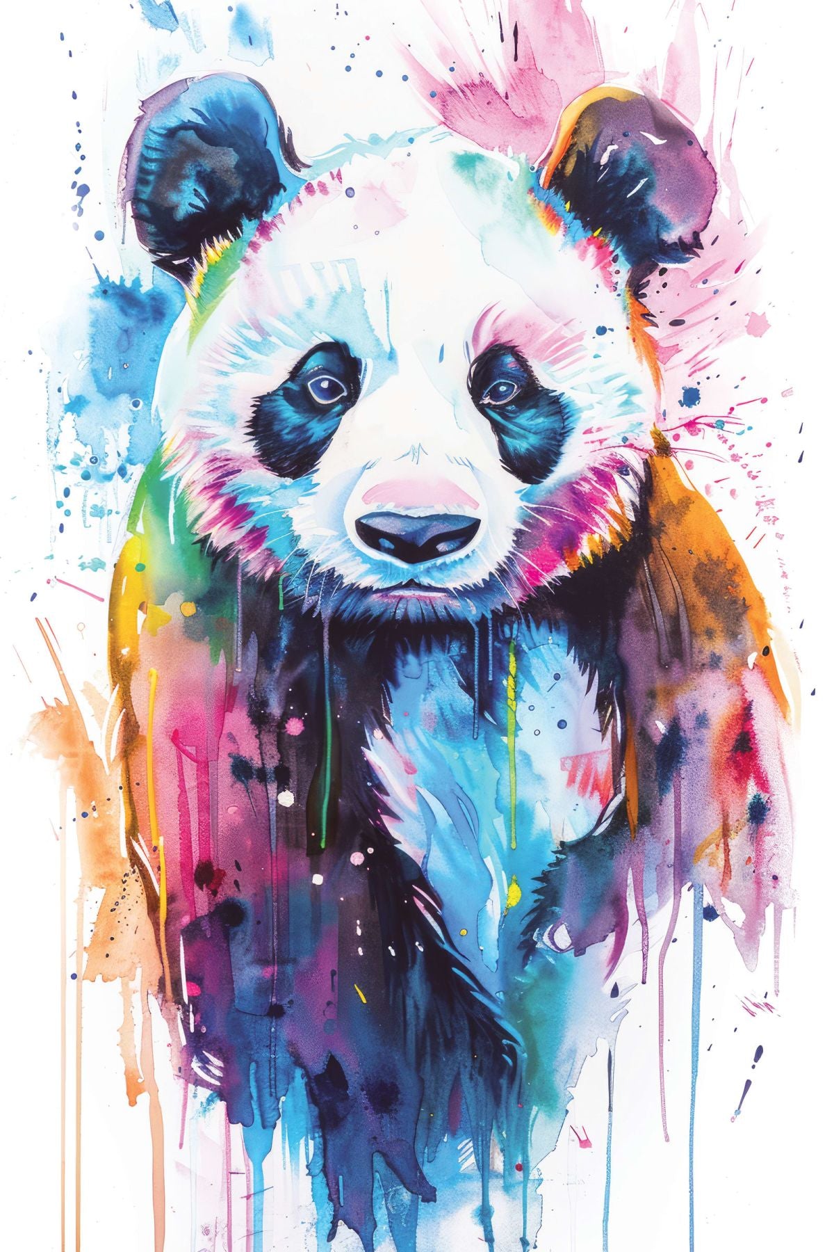 Panda Color Splash