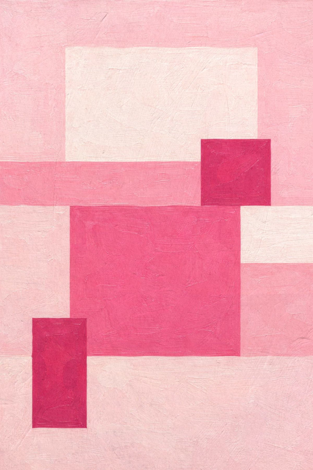 Pink Block Abstract