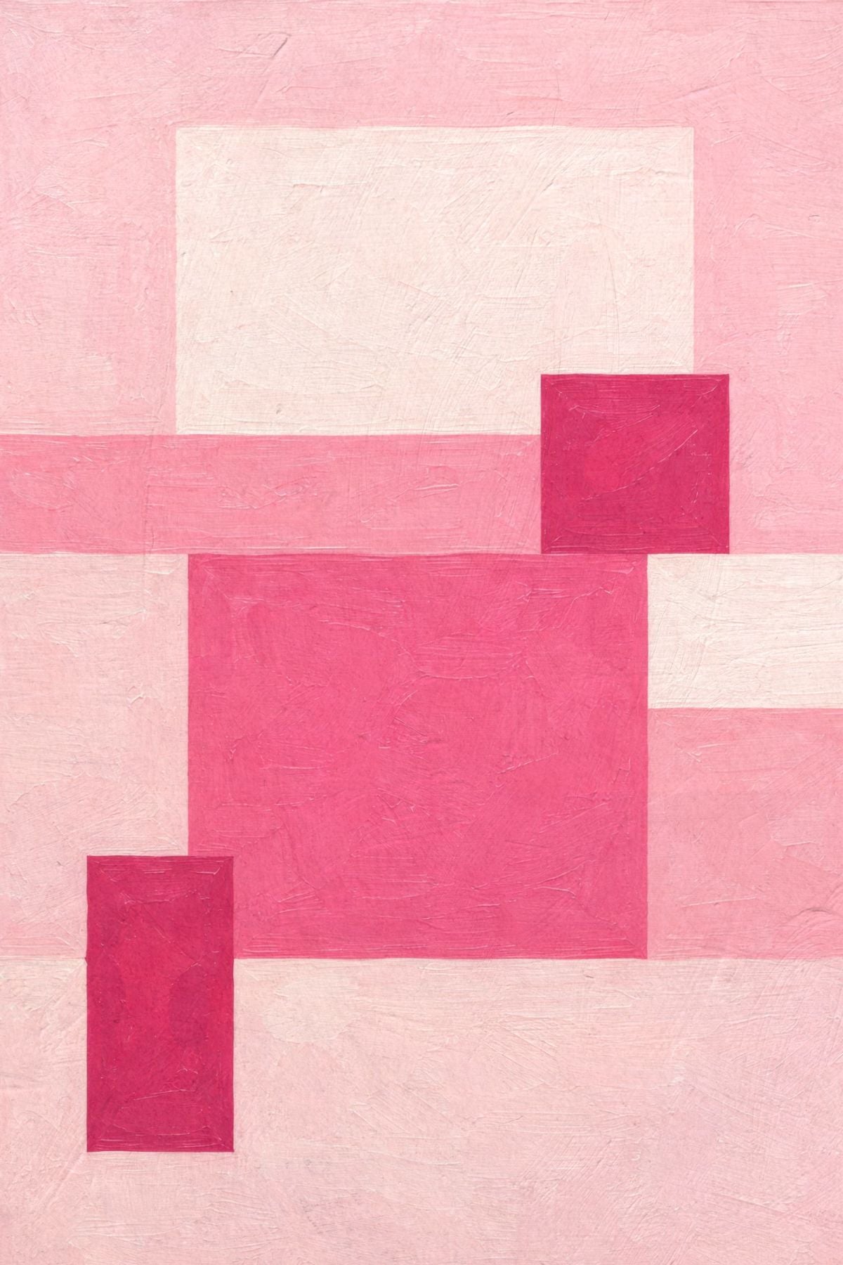 Pink Block Abstract
