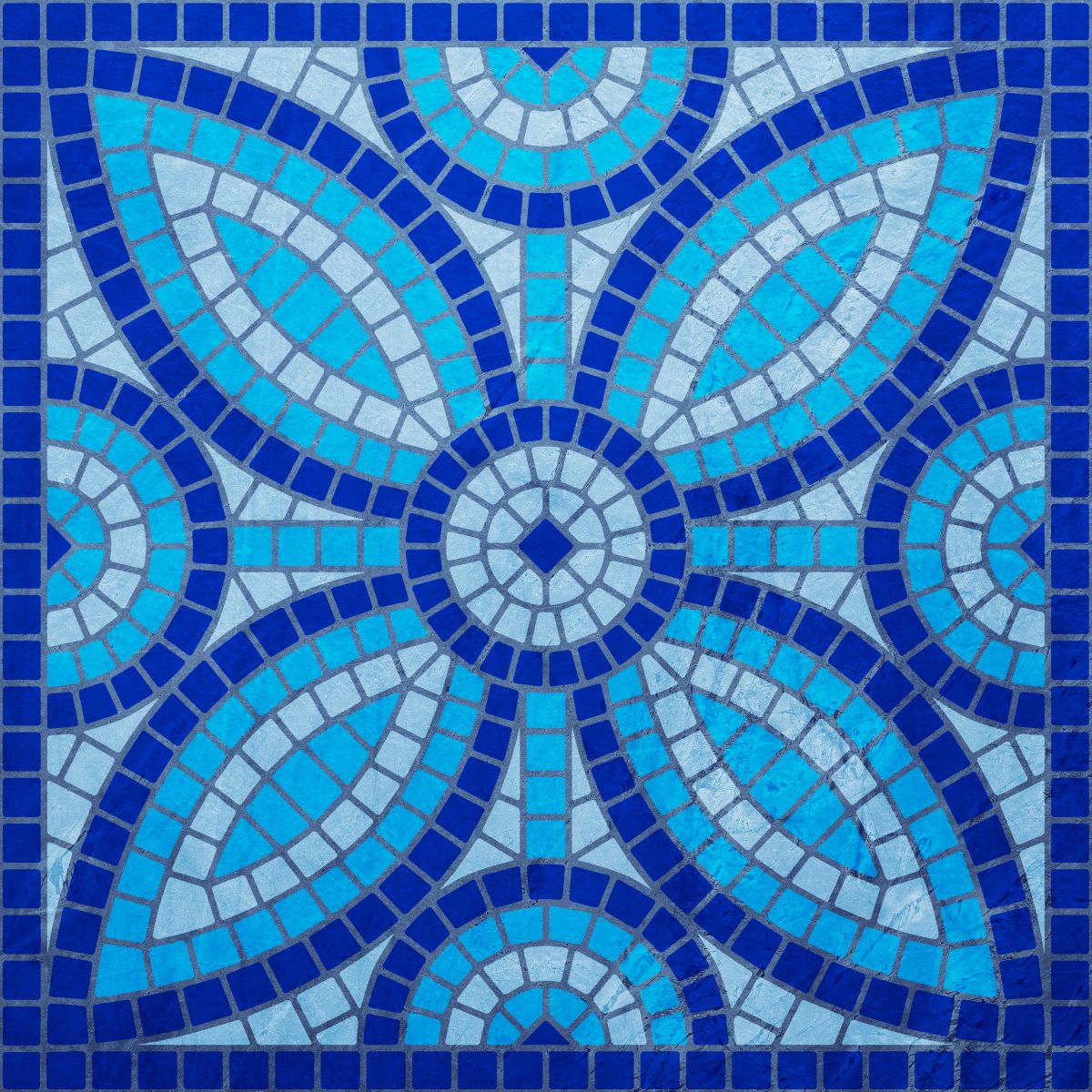 Blue Tile Mosaic