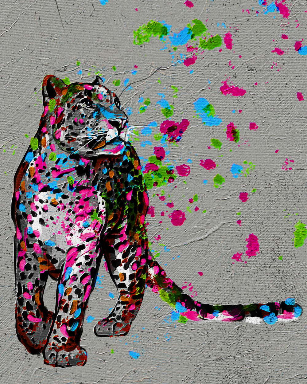 Leopard Color Grunge
