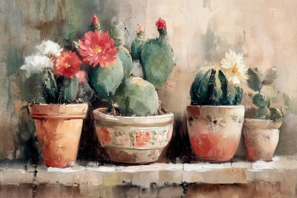 Potted Cactuses
