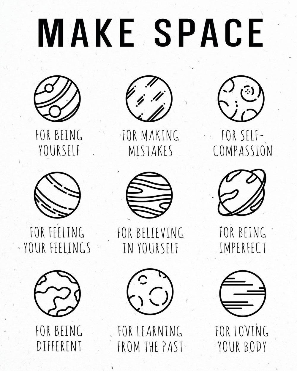 Make Space Mantra Chart