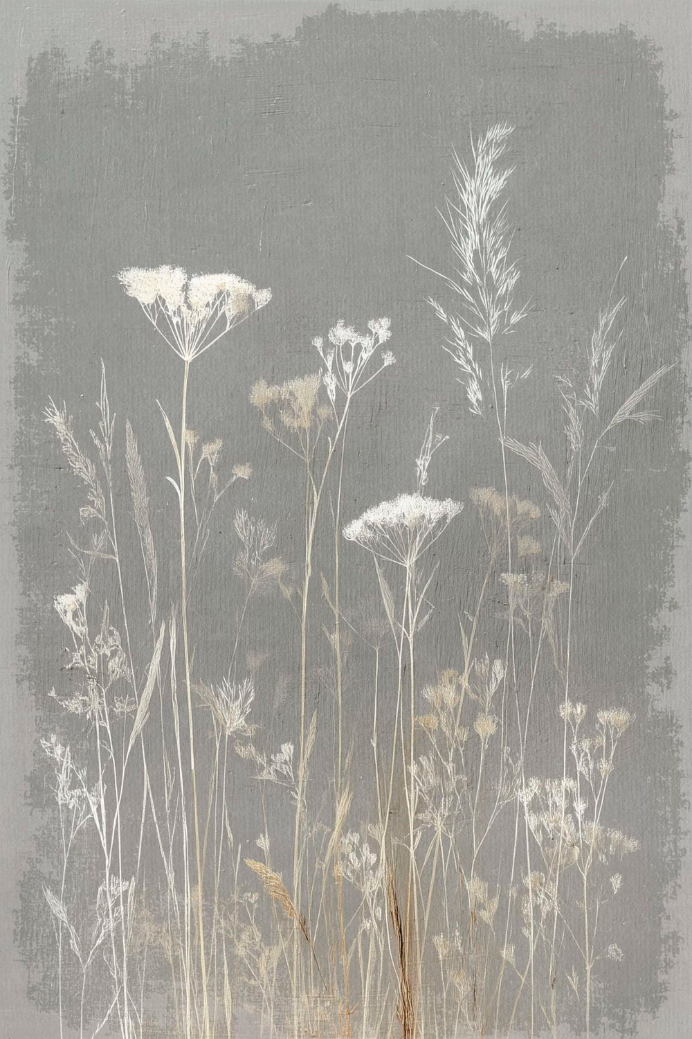 Dainty Flowers Gray II