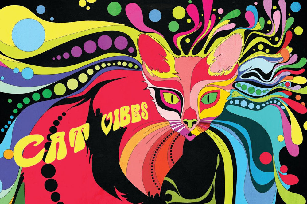 Psychedelic Cat Vibes