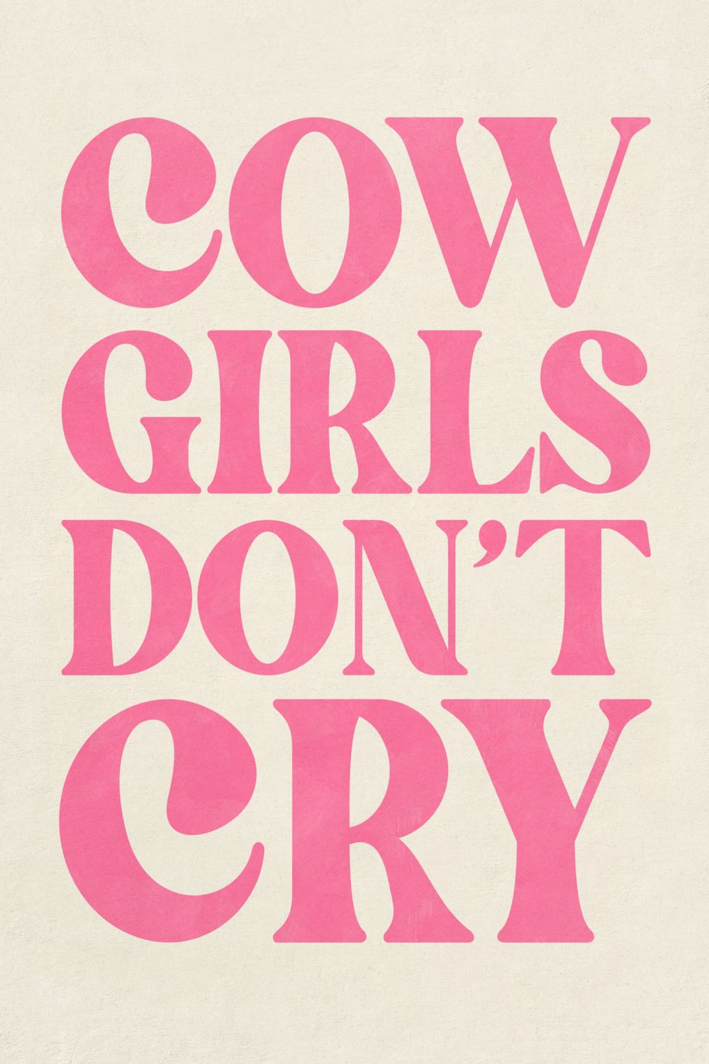 Cowgirls Don't Cry