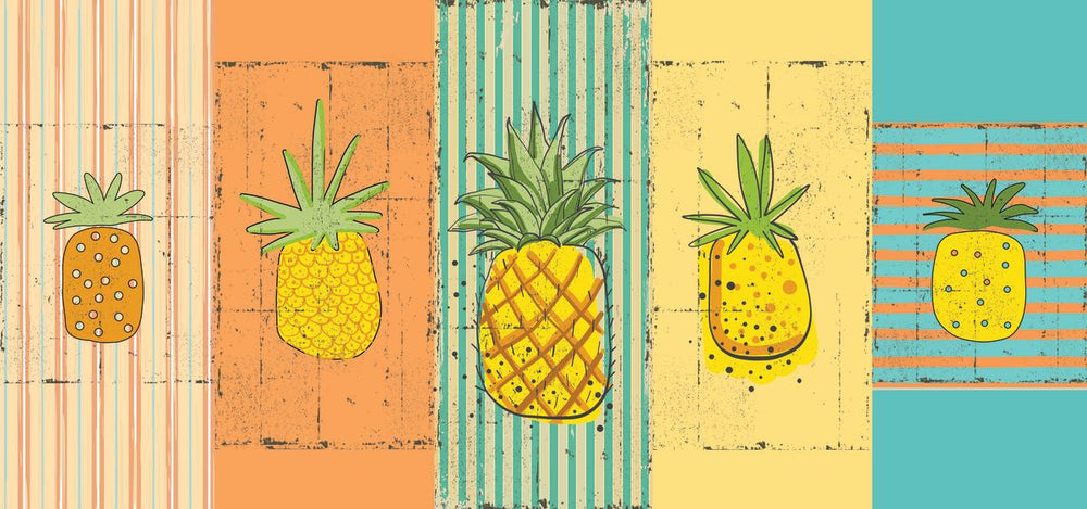 Comic Vintage Pineapples