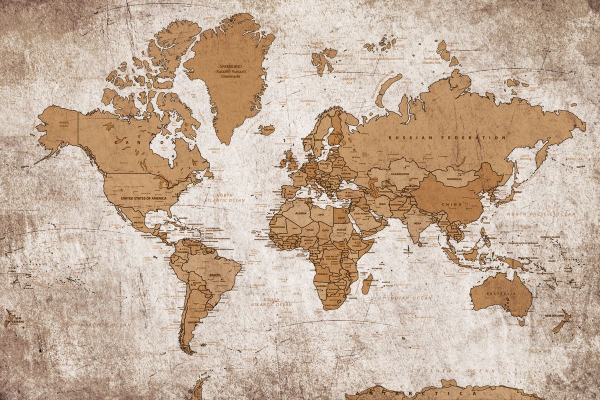 Geographic World Map IV