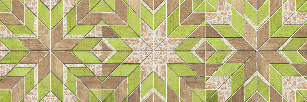 Green Wooden Tiles