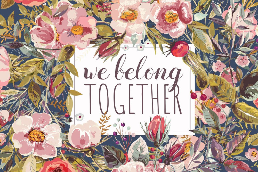 We Belong Together Love Typography