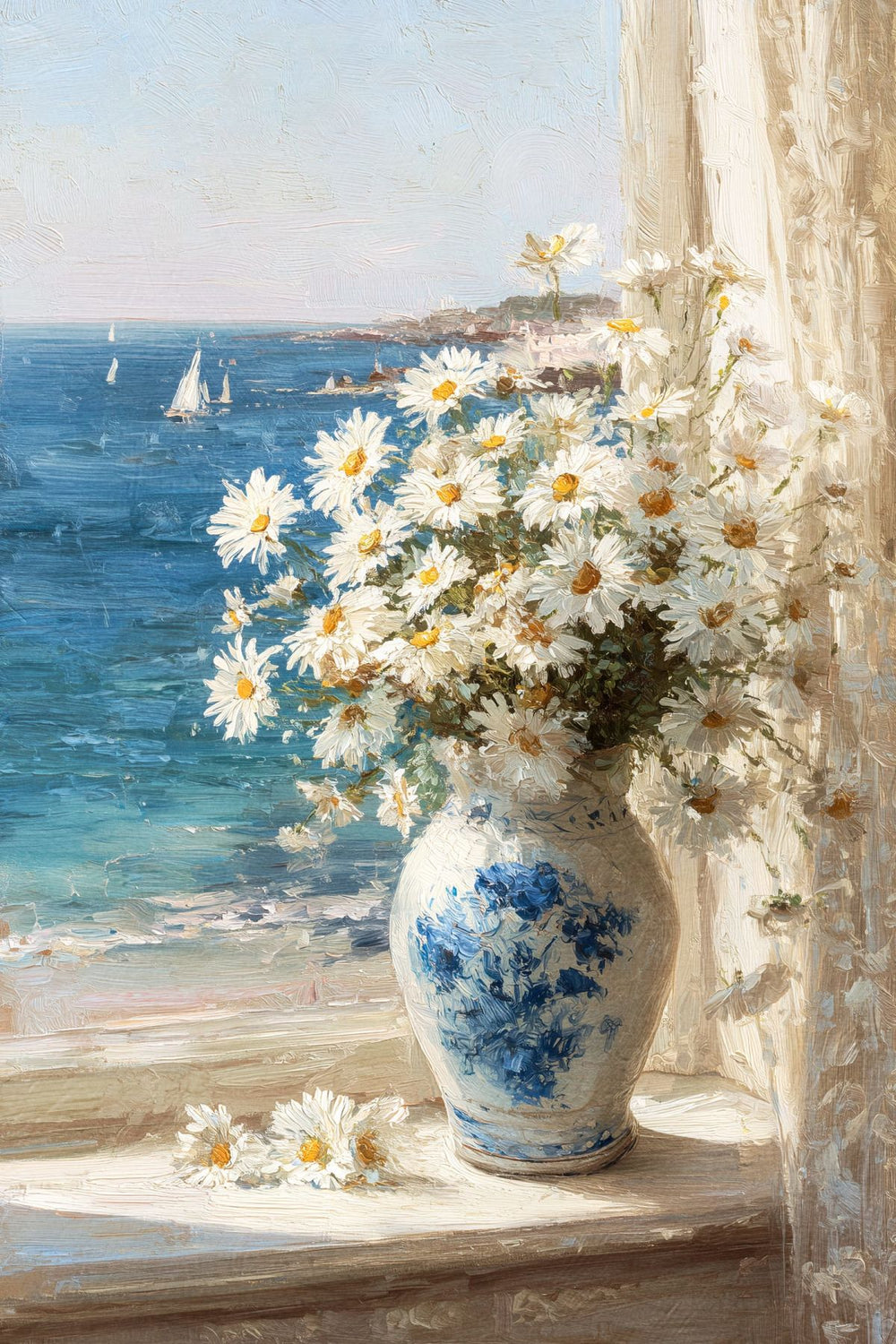 Daisies by the Sea