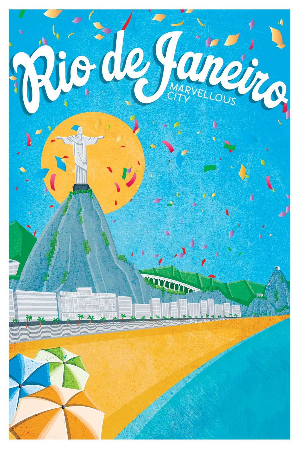 Rio De Janeiro Tourism Vintage Poster