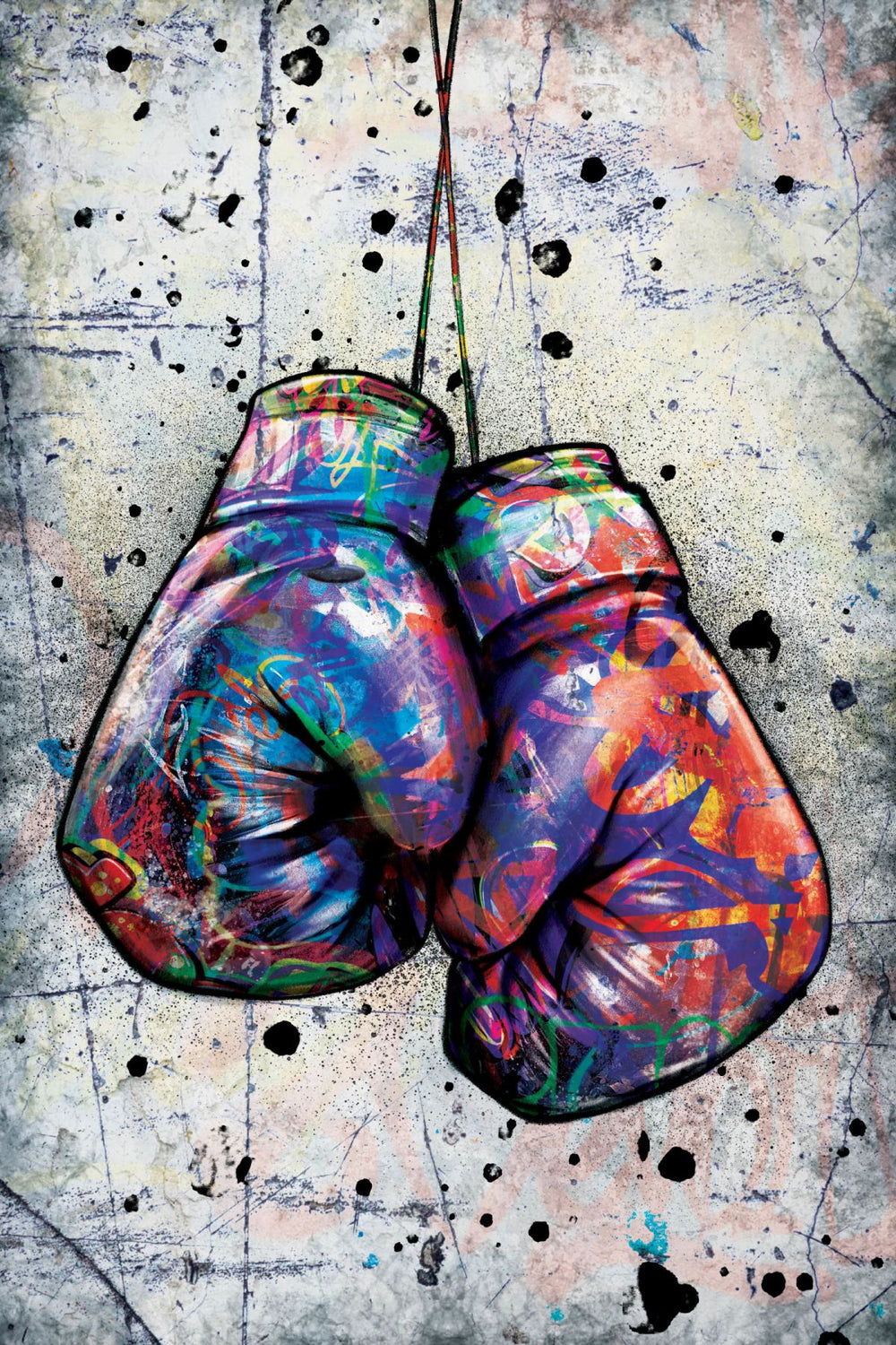 Boxing Gloves Graffiti