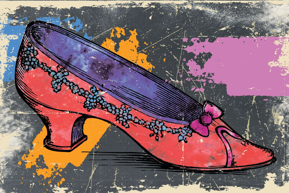 Bright Grunge Victorian Shoe