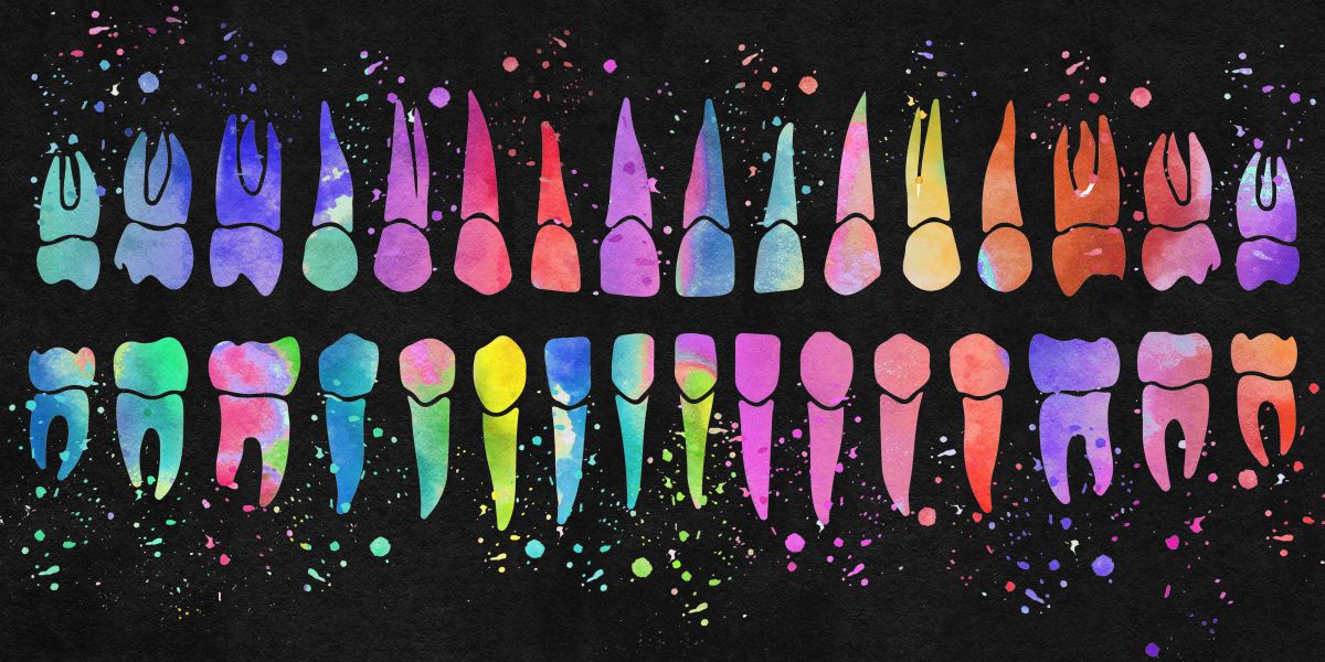 Rainbow Teeth Dark
