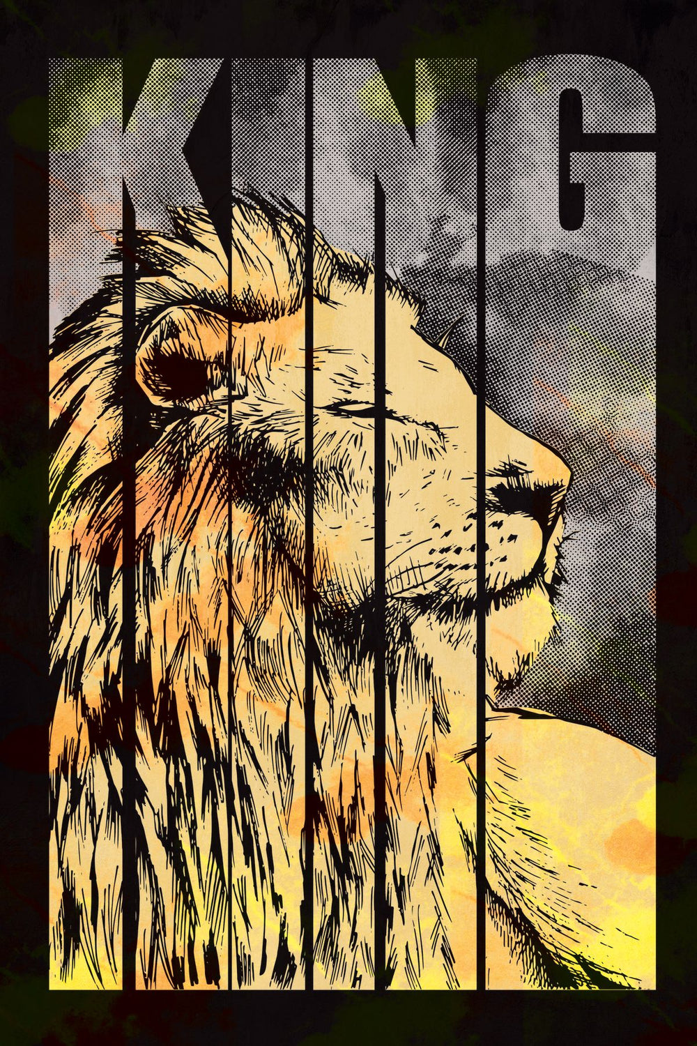 King Lion Grunge