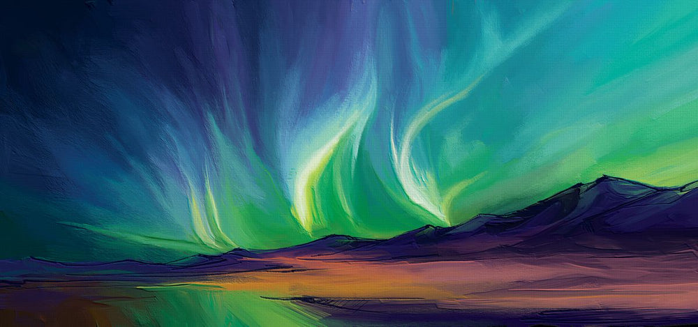 Northern Lights Abstract