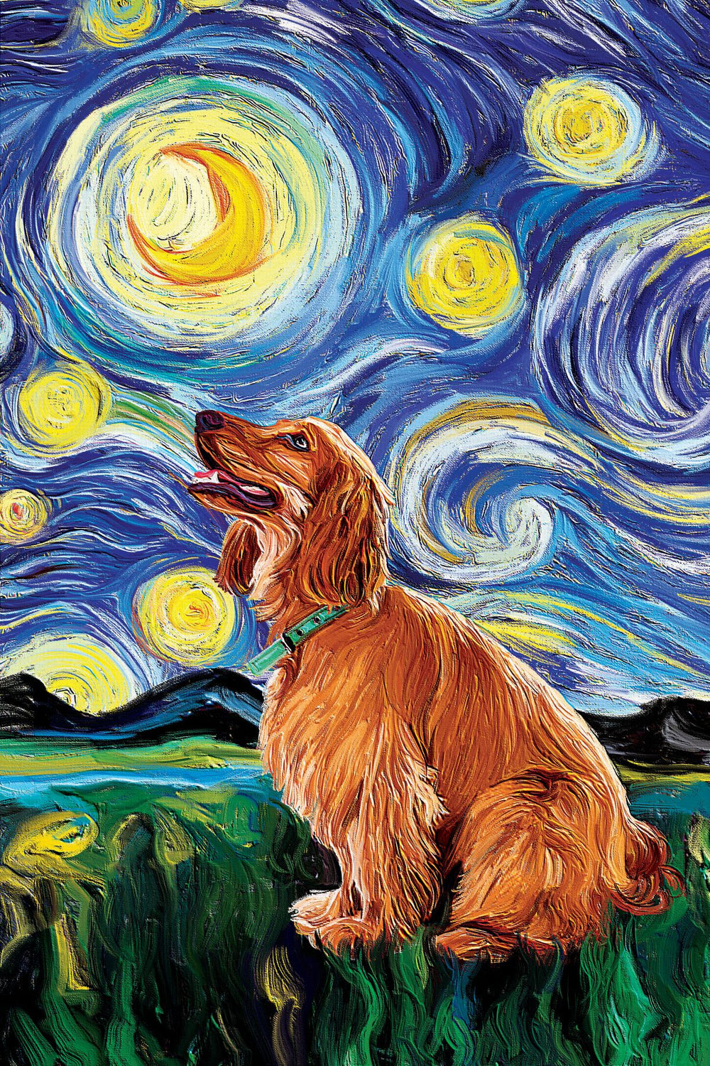 Cocker Spaniel Starry Night